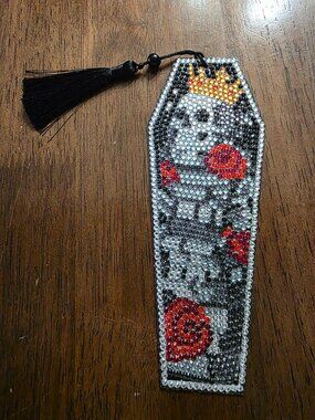 Crown on Skull Diamond Art Bookmark